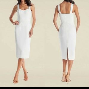 Dress The Population Nicole Sheath Midi Dress